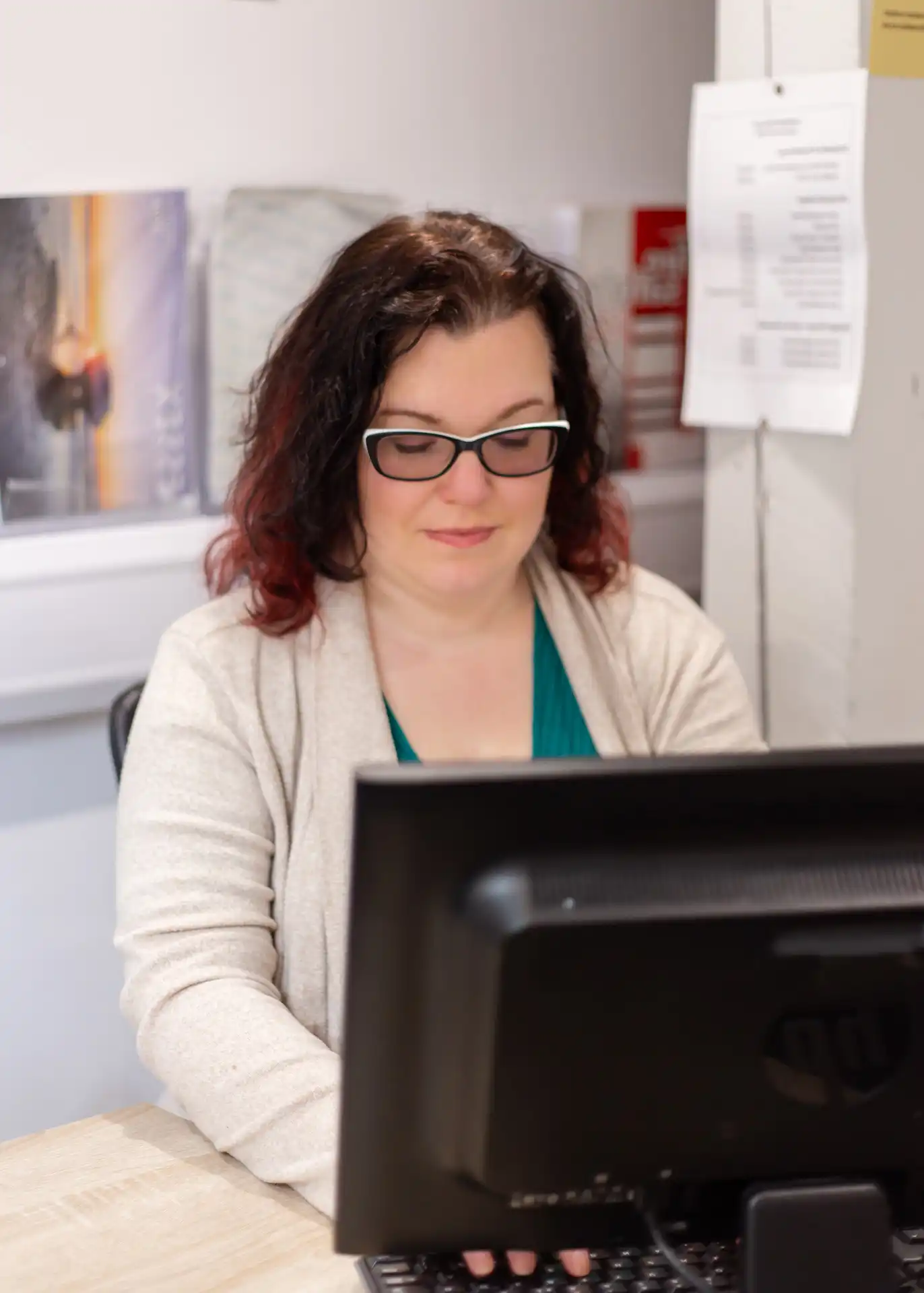 Helena Clinkscales of Optimised Office at work Helena Clinkscales of Optimised Office at work